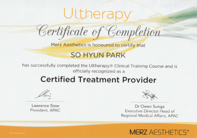 Merz Korea-Designated Ultherapy Gold Standard Clinic
